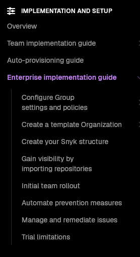 Structure after the project implementation.